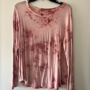 Soft and Sexy Aero Long Sleeve Tie Dye Shirt
